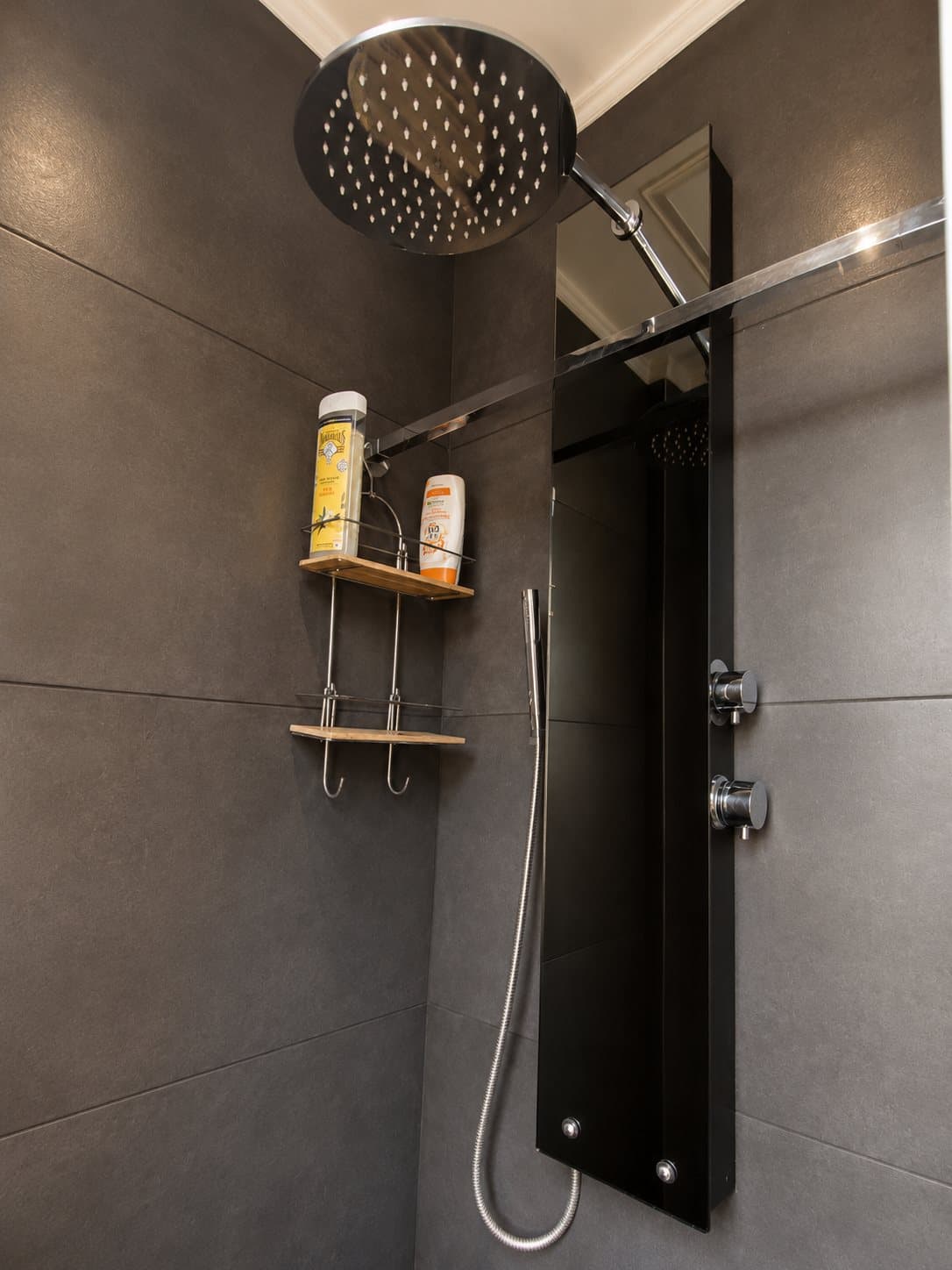 Salle de bain douche detail – The Clichy Flat, appartement à Clichy